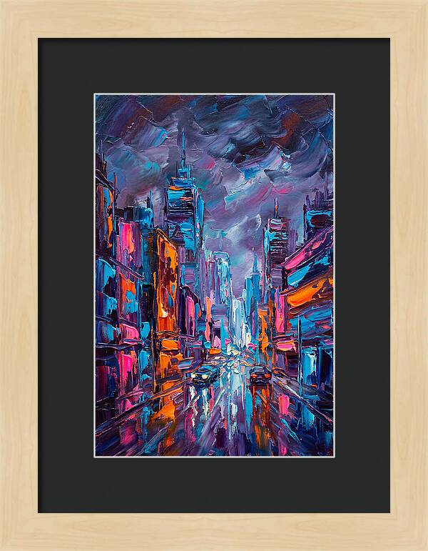 City Lights And Vivid Colors