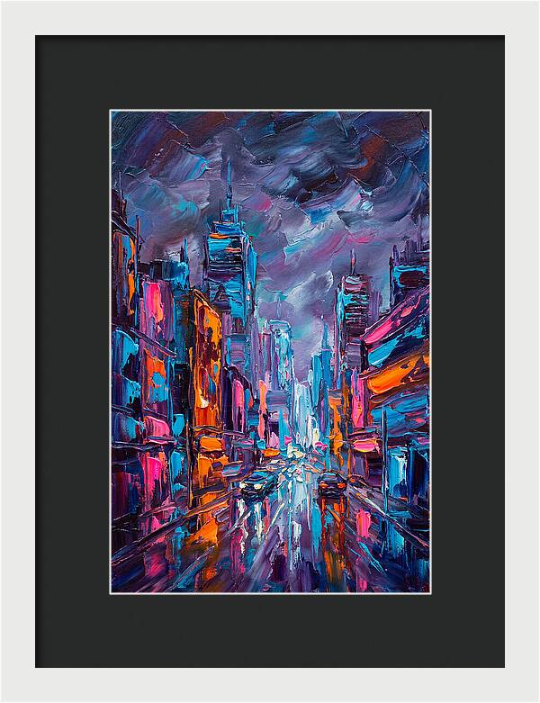 City Lights And Vivid Colors