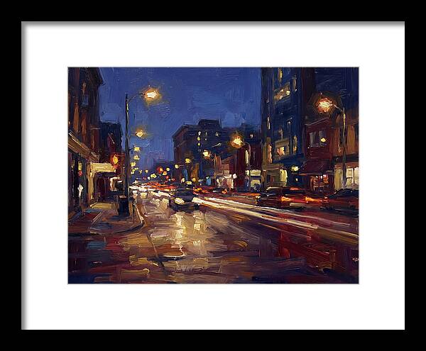 City Lights At Dusk