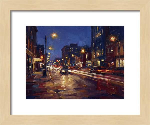 City Lights At Dusk