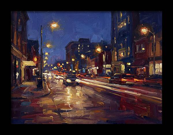 City Lights At Dusk