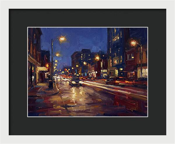 City Lights At Dusk