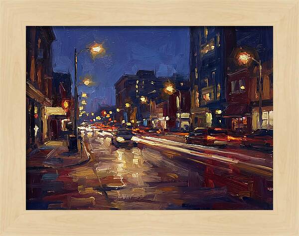 City Lights At Dusk