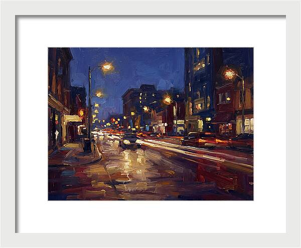 City Lights At Dusk