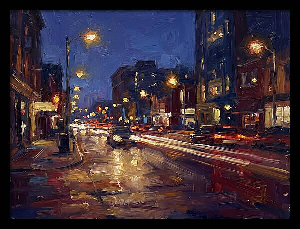 City Lights At Dusk