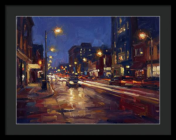 City Lights At Dusk