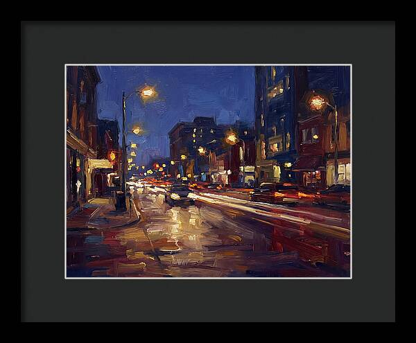 City Lights At Dusk