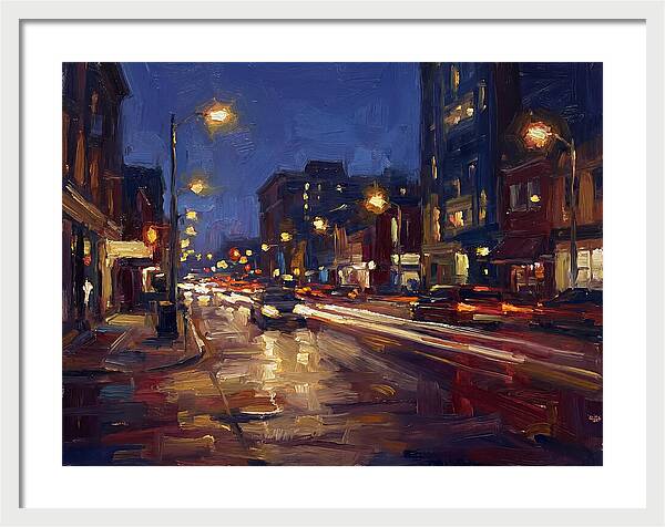City Lights At Dusk