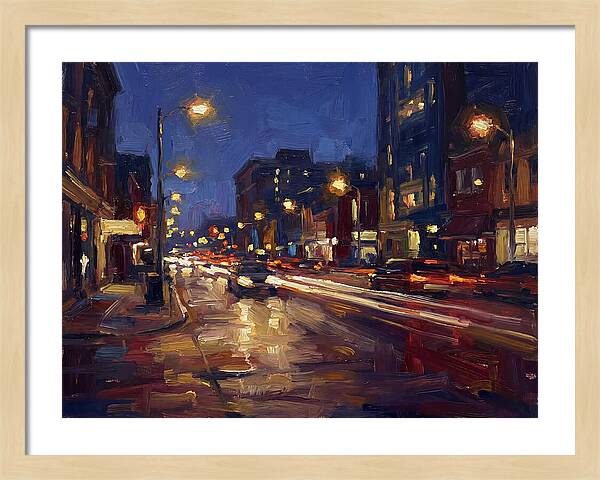 City Lights At Dusk