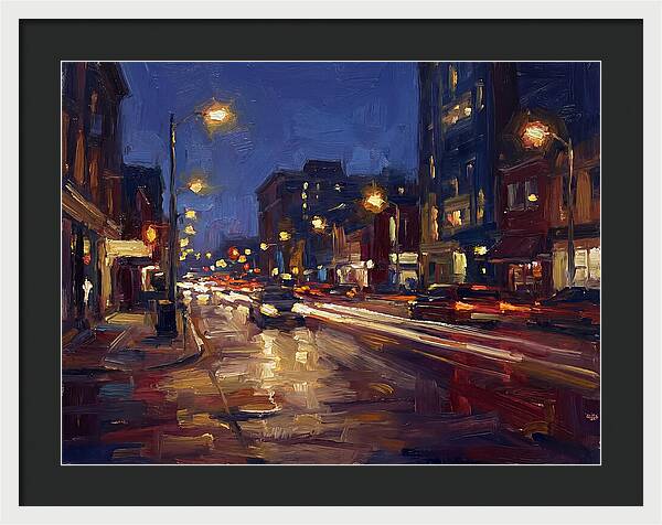 City Lights At Dusk