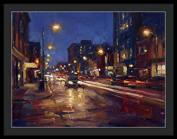 City Lights At Dusk