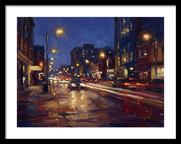 City Lights At Dusk