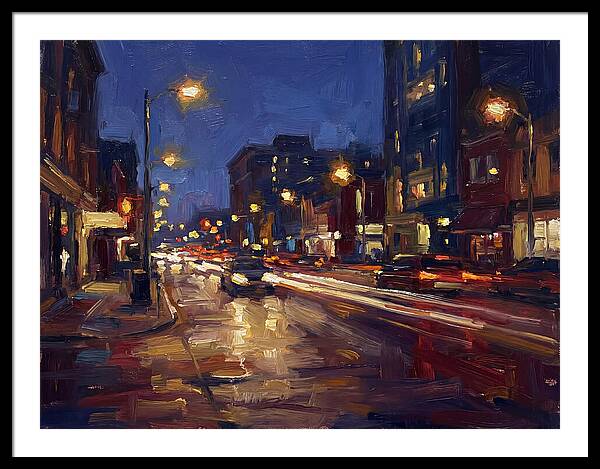 City Lights At Dusk