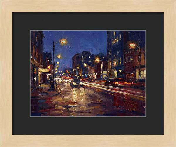 City Lights At Dusk