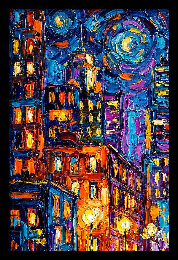 City Lights In Vibrant Colors