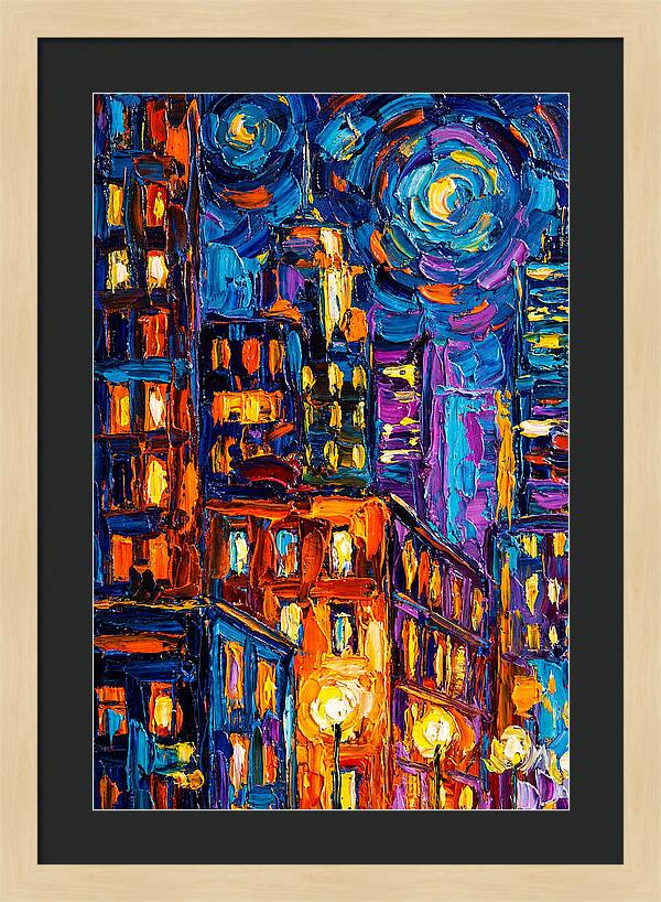 City Lights In Vibrant Colors