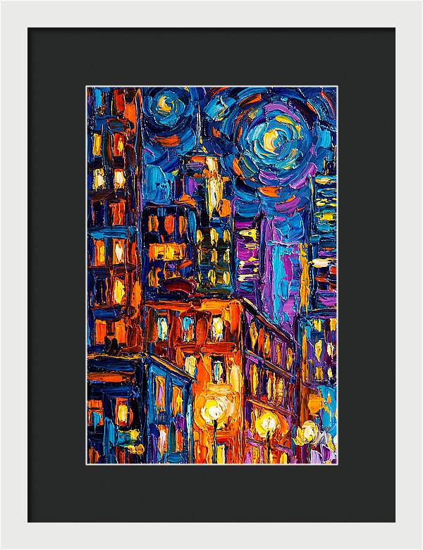 City Lights In Vibrant Colors