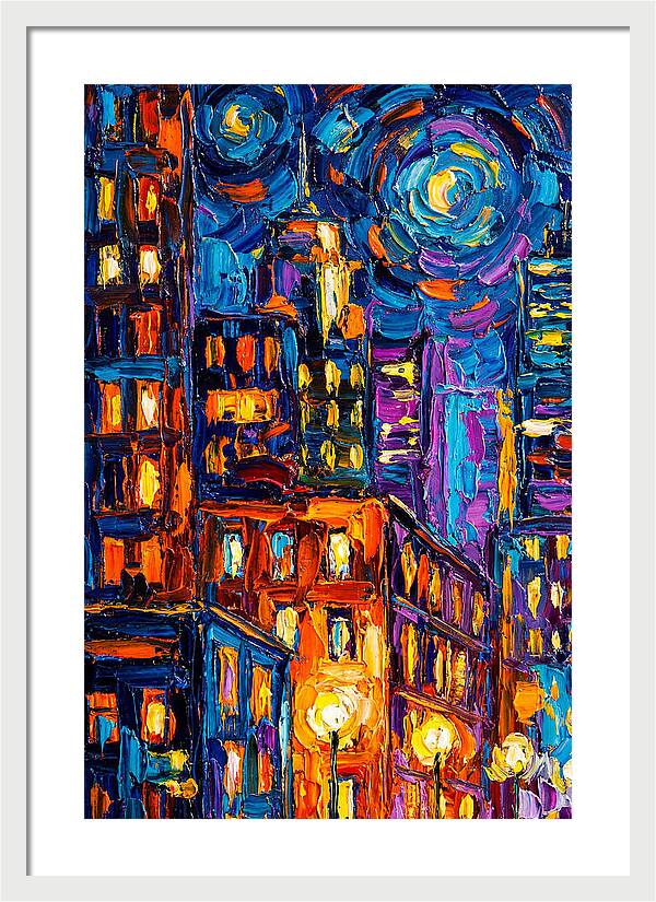 City Lights In Vibrant Colors