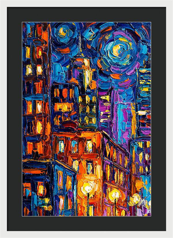 City Lights In Vibrant Colors