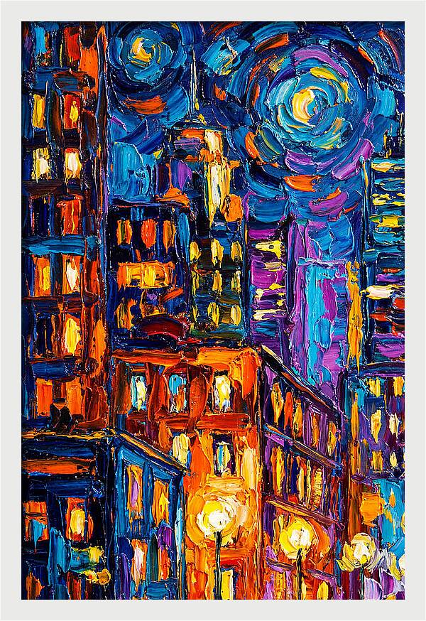 City Lights In Vibrant Colors