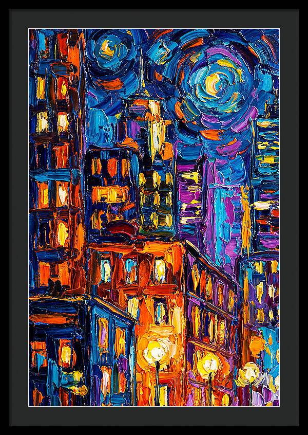 City Lights In Vibrant Colors