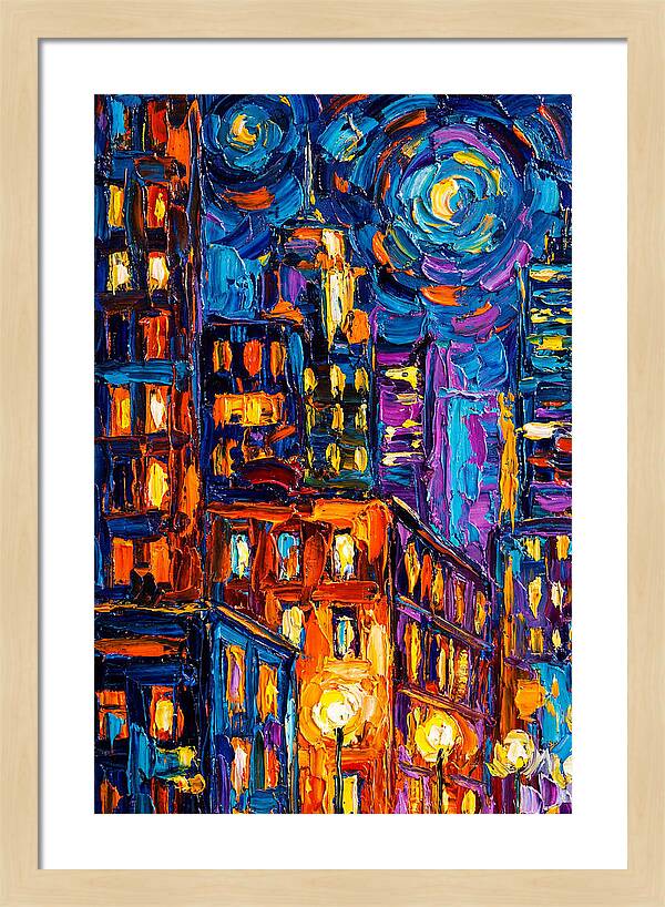 City Lights In Vibrant Colors