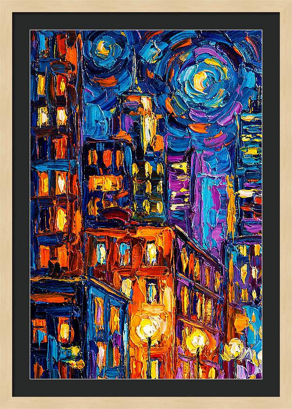 City Lights In Vibrant Colors