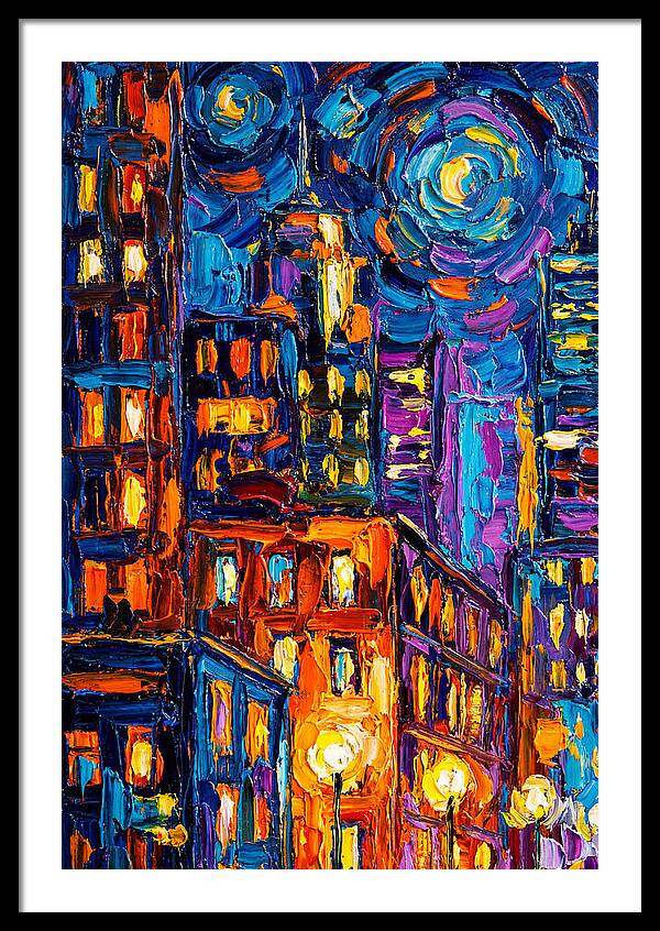 City Lights In Vibrant Colors