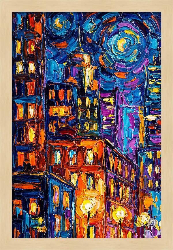 City Lights In Vibrant Colors