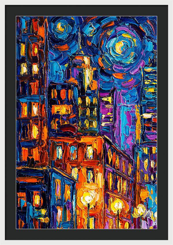 City Lights In Vibrant Colors