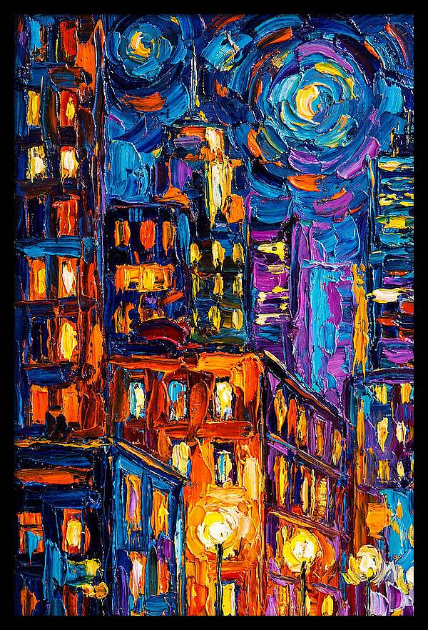 City Lights In Vibrant Colors