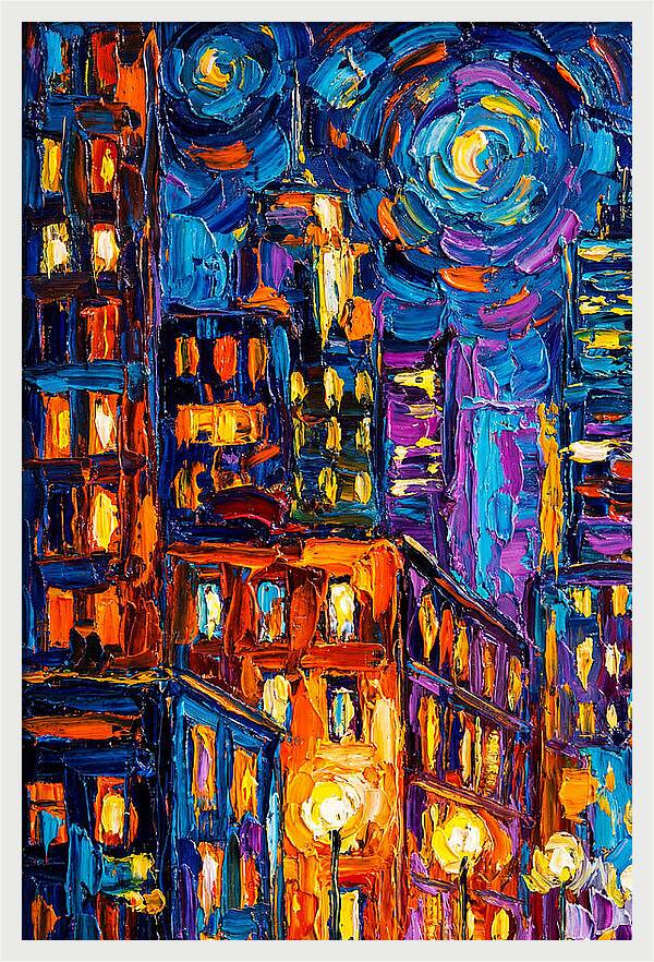 City Lights In Vibrant Colors