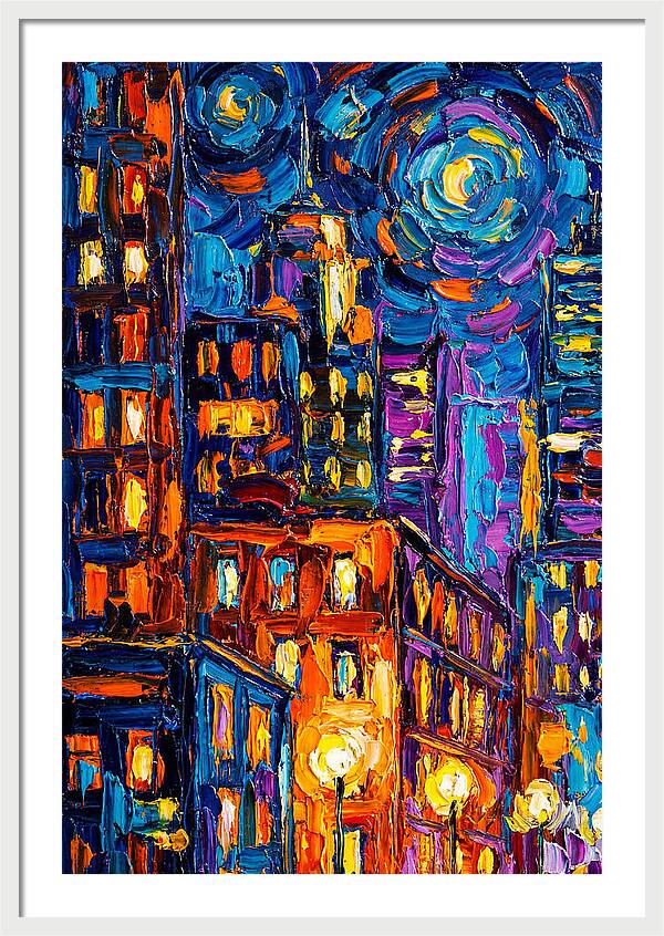 City Lights In Vibrant Colors