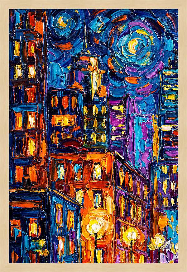 City Lights In Vibrant Colors