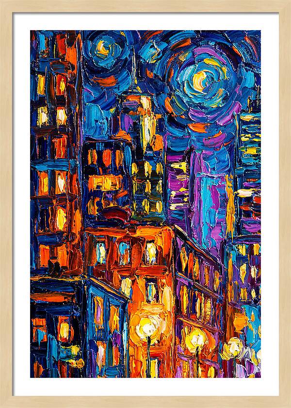 City Lights In Vibrant Colors
