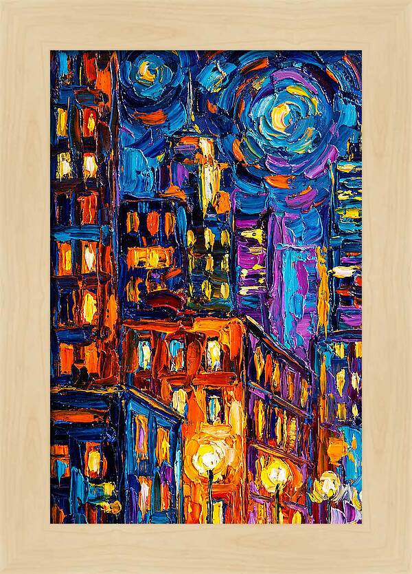 City Lights In Vibrant Colors
