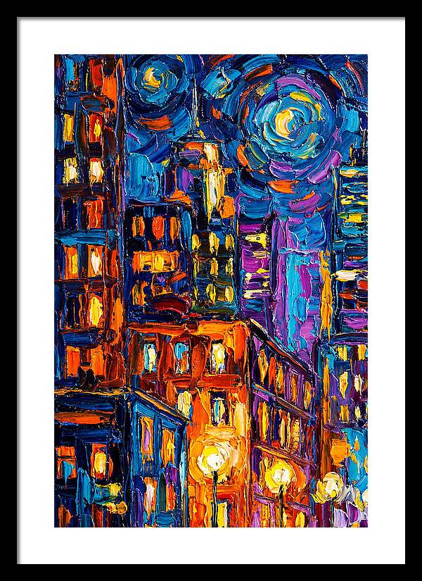 City Lights In Vibrant Colors