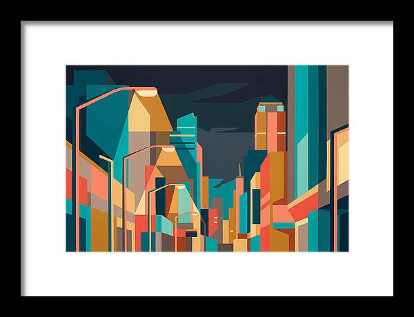 City Lights In Vibrant Hues