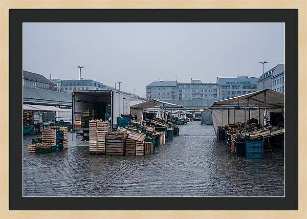 City Market At Dawn