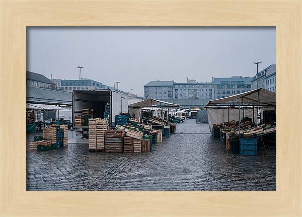 City Market At Dawn