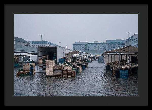 City Market At Dawn