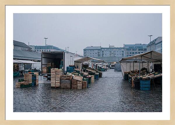 City Market At Dawn