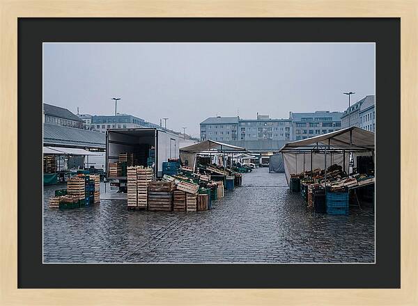 City Market At Dawn