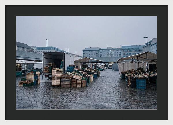 City Market At Dawn