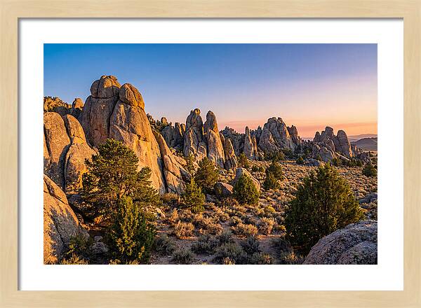 City Of Rocks Sunset Vista