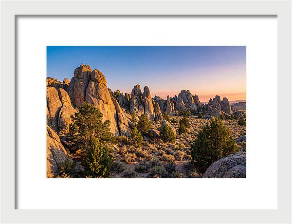 City Of Rocks Sunset Vista