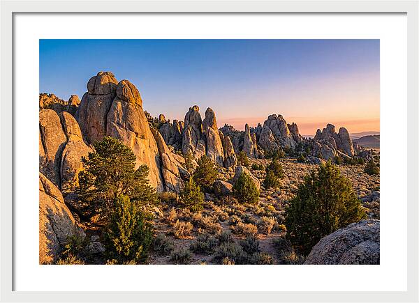 City Of Rocks Sunset Vista