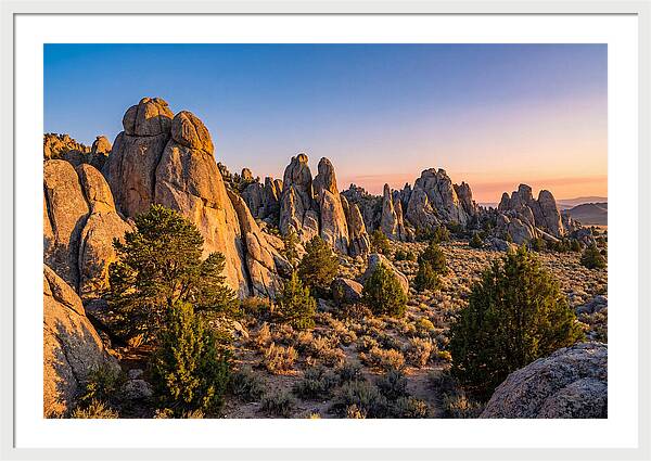 City Of Rocks Sunset Vista