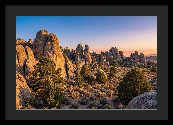 City Of Rocks Sunset Vista