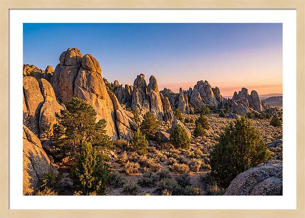 City Of Rocks Sunset Vista